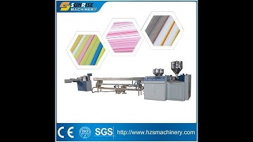 Three colour drinking straw making machine Sunrise Machinery