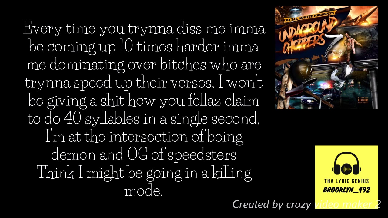 Interchopper Undaground Chopper 7 (LYRICS!!!) YouTube