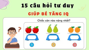 Thử Thách Trả Lời 15 Câu Hỏi Tư Duy Giúp Trẻ Tăng IQ (HAY NHẤT)| Nguyễn Thị Lan Anh