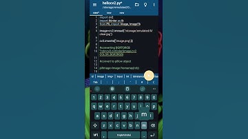 Save image | Opencv2 Python | Code in Android | #pydroid3