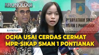 Kronologi Ocha usai Viral Disalahkan Juri-SMAN 1 Pontianak Tolak Ikut Ulang Cerdas Cermat MPR