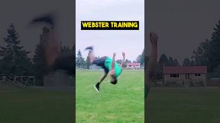 🤸‍♂️Webster Front Flip Training💯 #shorts #frontflip