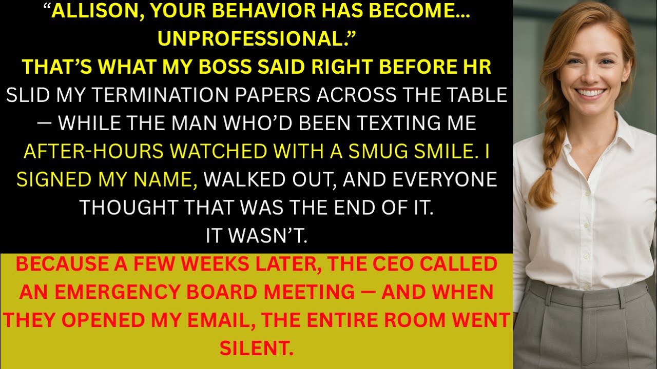 HR Fired Me for Unprofessionalism”But Then My Emails Hit CEO’s Desk #revengestories #KarmaStories