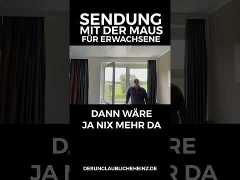 Die Comedy Sendung mit der Maus für Erwachsene. EARTH OVER SHOOT DAY Weltüberlastungstag