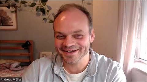 Zoom-Talk with Andreas Müller, Nov. 2nd 
