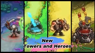 Kingdom rush Alliance New Hero and Towers #kingdomrushalliance #newupdate #newtower #newhero  #game screenshot 5