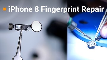 How to Fix Damaged iPhone 8 Home Button in two Ways | Microsoldering Repair Lesson