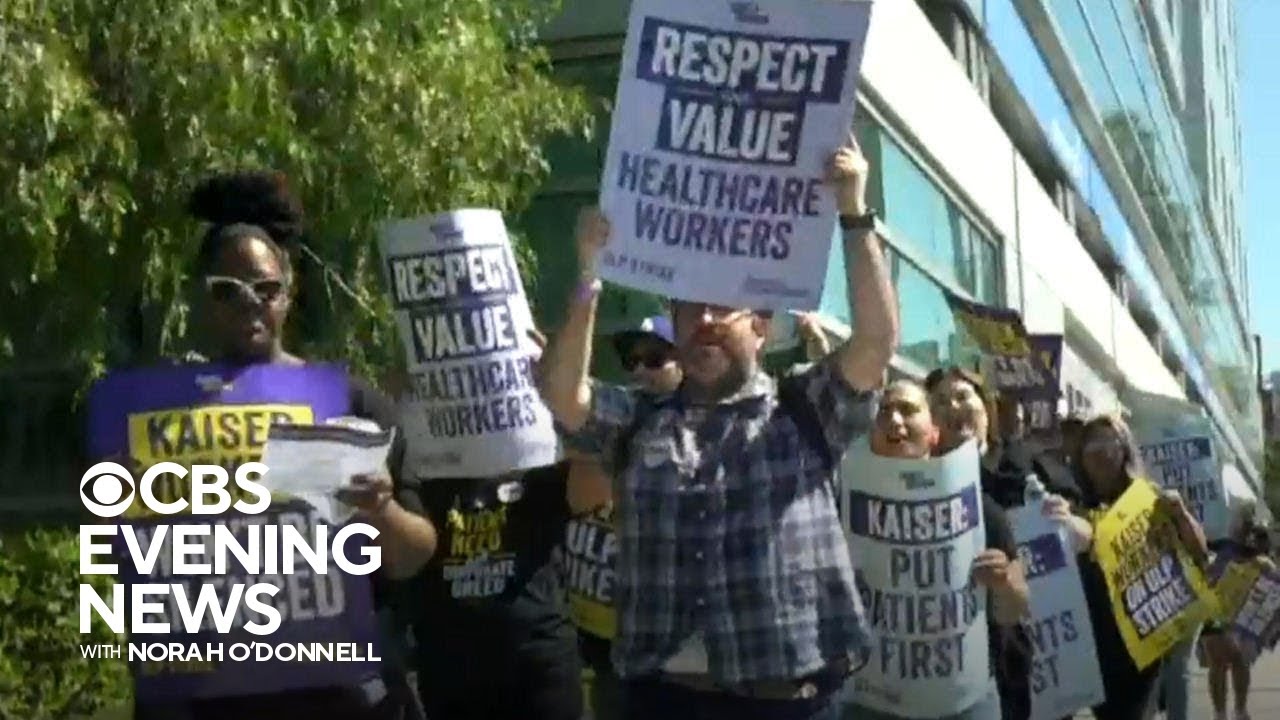 More than 75000 health care workers begin strike at Kaiser ...