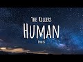 Killers - Human (Lyrics)