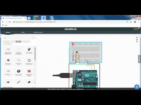 Create Arduino circuit and code-Circuito.io