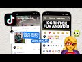 NEW UPDATE TIKTOK IOS GOLD V4 35 IOS TIKTOK ON ANDROID With IOS 18 EMOJIS 