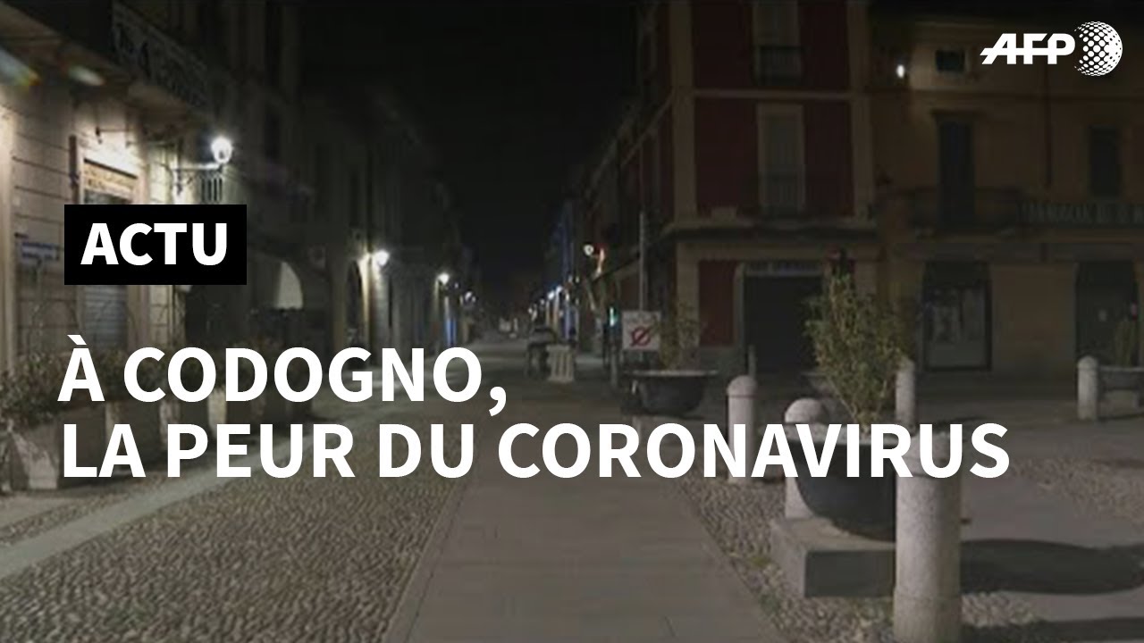 Coronavirus Covid-19: Codogno, en Italie, transformée en ville fantôme | AFP