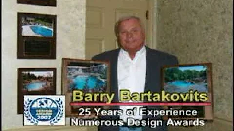 "Barry Bartakovits Custom Pools -- an Award Winning Pool Designer