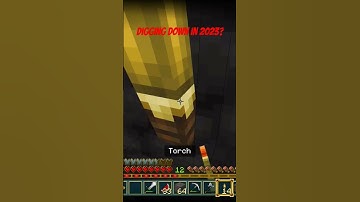 digging straight down technique MC #minecraft #xboxseriesx #diamond #diamonds #miners #lucky #nice