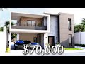 (11x13 Meters) Modern House Design | 4 Bedrooms House Tour