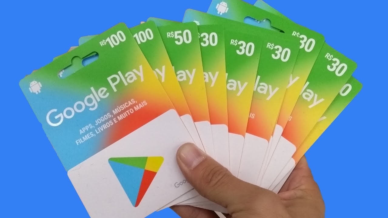 Saiba como liberar créditos do gift card em sua conta Google Play