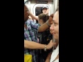 CRAZY LADY ON SUBWAY RANTS FOR 2 MINUTES