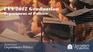 UVA Department of Politics Graduation 2017