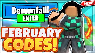 (FEBRUARY 2022) ALL NEW *SECRET* OP CODES In Roblox Demonfall!