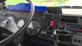 Unimog U1350L 270hp acceleration 30-120 km/h