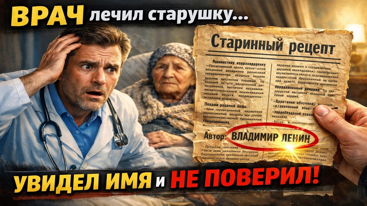 ВРАЧ лечил старушку увидел рецепт на старои газете и не поверил своим глазам прочитав имя