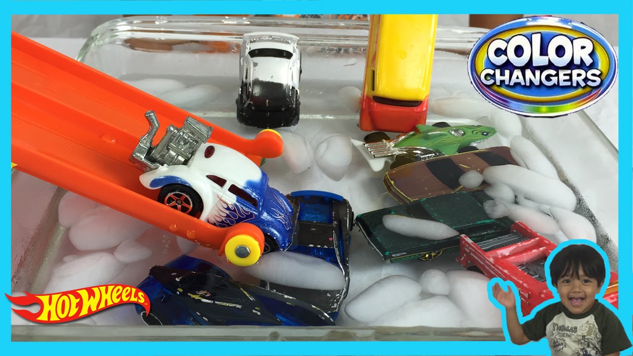 hot wheels cars change color water
