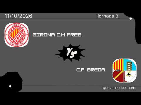 3a jornada prebenjami 26-27 Girona C.H vs C.P Breda
