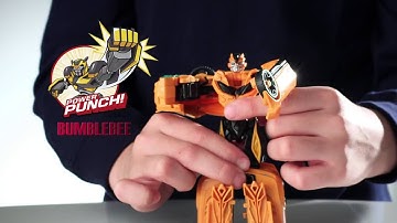 Transformers Age of Extinction Toys Power Battlers Product Demo