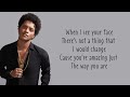 Download Lagu Bruno Mars - Just The Way You Are (Lyrics) (By: DopeLyrics)
