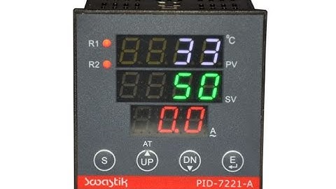 SWASTIK PID 7221 A TEMPERATURE CONTROLLER CONNECTION & SETTING