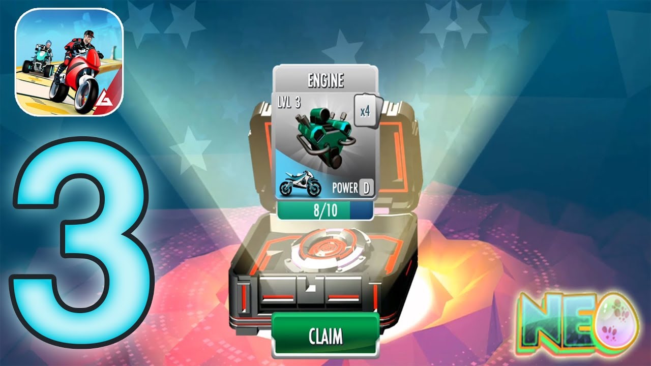 Gravity Rider Power Run: Gameplay Walkthrough Part 3 - Champion Chest (iOS, Android)