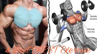 4 Best CHEST Exercise |The PERFECT Best CHEST Workout (BODY FITNESS)