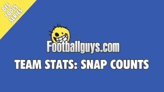 Footballguys Team Stats: Snap Counts