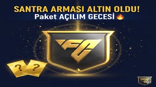 ALTIN SANTRA! ✨ Max Seviye Arma + Bol Paket Açılımı | FC MOBILE