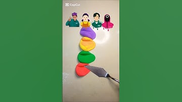 Squid Games Guess the mixed colors #brainrot #sprunki #satisfying #colormixing