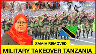 Kimeumana! Tension high in Tanzania as angry GEN-Z begs military to takeover tanzania government now
