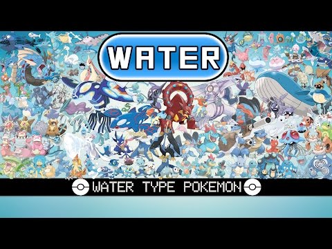 All Water Type Pokémon