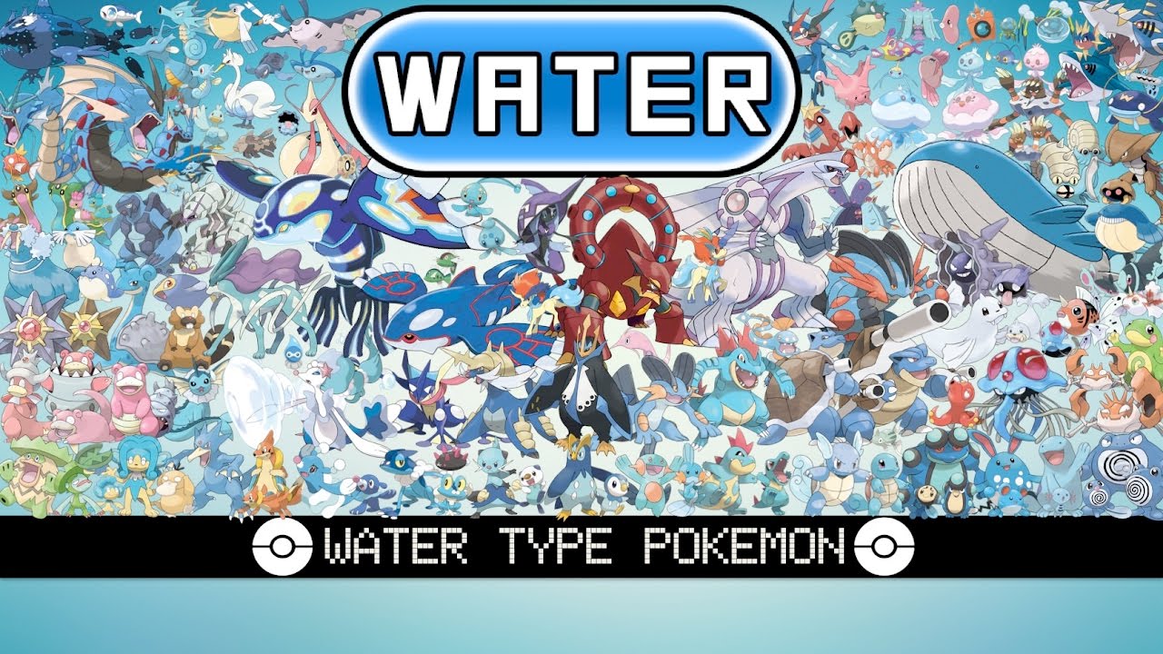 pokemon all water types