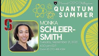 Quantum Simulation with Atoms – Professor Schleier-Smith, Stanford | Chilloquium: Quantum Summer