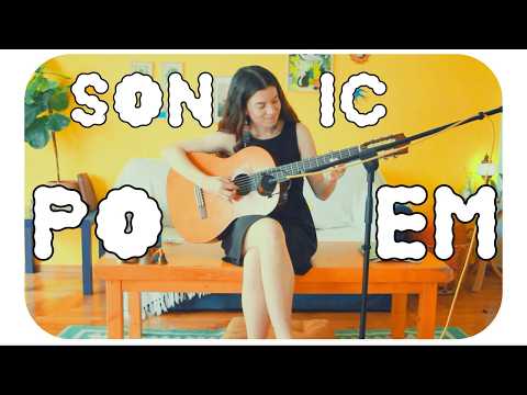 Turning my poem into music (original solo guitar - sonic poem)