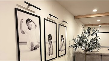 DIY Canvas Gallery Wall with Ikea BJÖRKSTA Frames & UPrinting Canvas