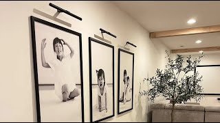 DIY Canvas Gallery Wall with Ikea BJÖRKSTA Frames &amp; UPrinting Canvas