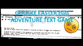Google's new easter egg! text adventure game Net Worth