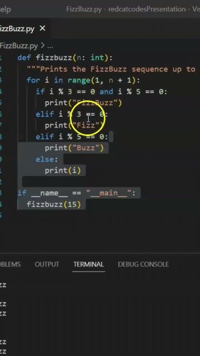 FizzBuzz Python Code Explained - YouTube