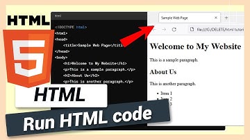 How to run HTML with Notepad in Windows
