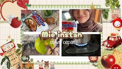 📢 Tugas Informatika Kelas 9|| TUTORIAL  MASAK MIE SEDAAP GORENG🍜 –Nadhira Aulia