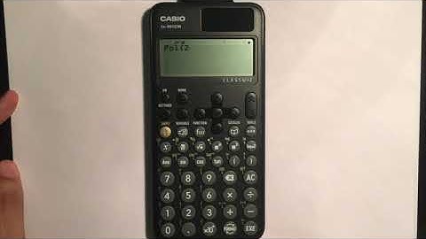 Tutorial How to transform from polar to rectangular and vice versa Casio fx-991CW