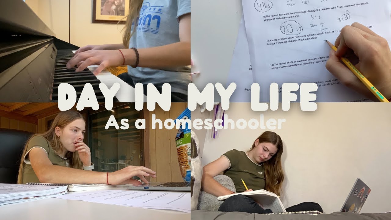 A Day in the Life of a Homeschooling Teen - YouTube