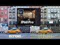 Editing Street Photos with a FILM LOOK using the iPad Pro.