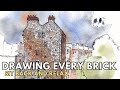 Loose painting tutorial  ink and watercolor sketching